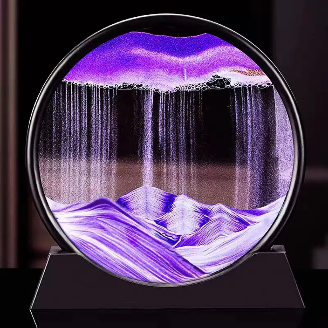 SandFlow™  Bevægelig Sandkunst i Glas