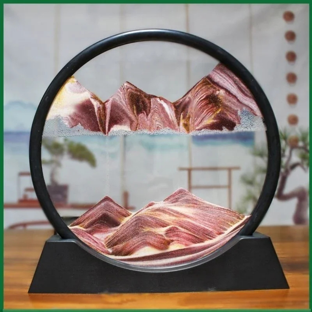SandFlow™  Bevægelig Sandkunst i Glas