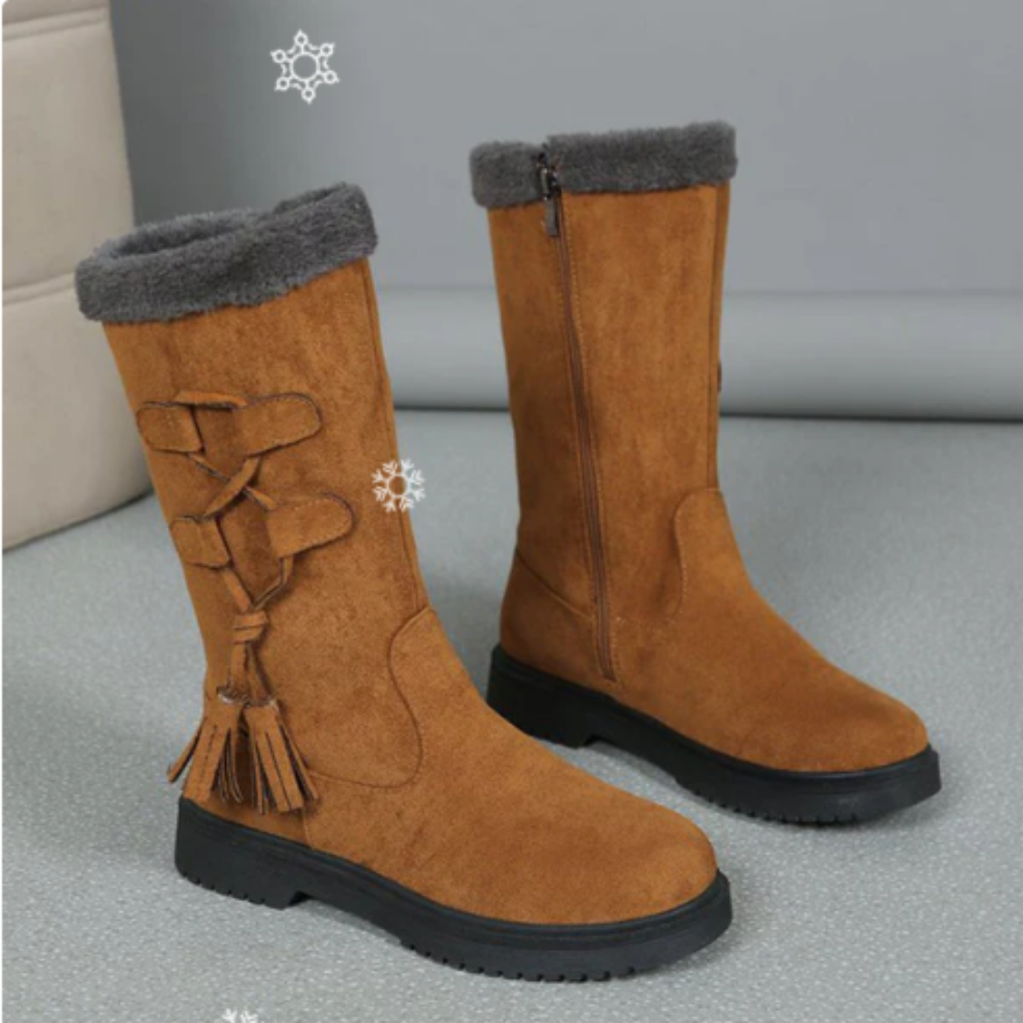 VinterHygge Støvler | Varme, Stilfulde & Skridsikre til Enhver Oplevelse ❄️”