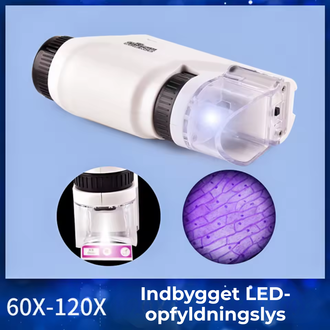 MikroZoom™ | Opdag Det Usynlige – Håndholdt Mikroskop til Børn