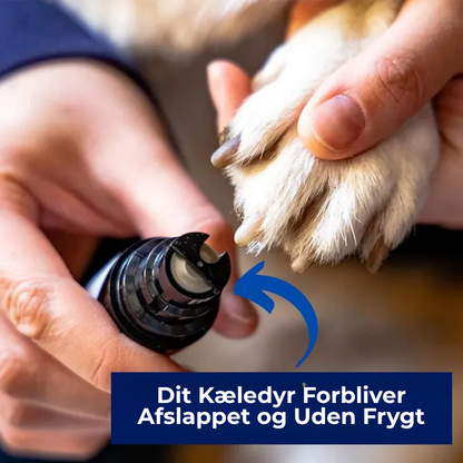 PetKlip™ | USB-genopladelig neglesliber til kæledyr – Støjsvag elektrisk negletrimmer til hunde og katte, perfekt til potepleje og klipning