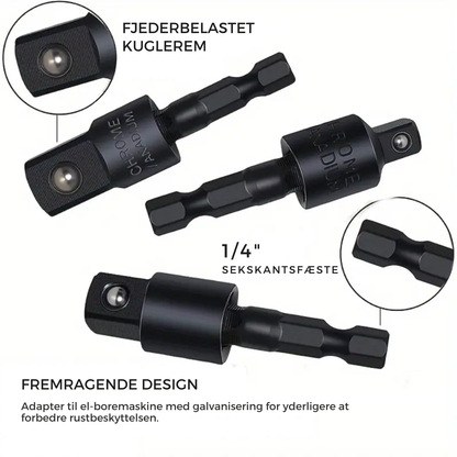 VinkelVærktøjssæt™ - 105° Borevinkeladapter | Nå trange områder med lethed