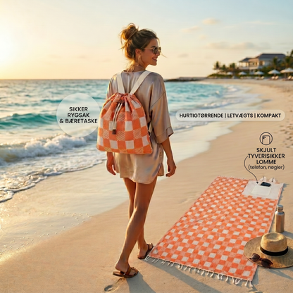 StrandPak™ 2-i-1 strandtaske og håndklæde i ét