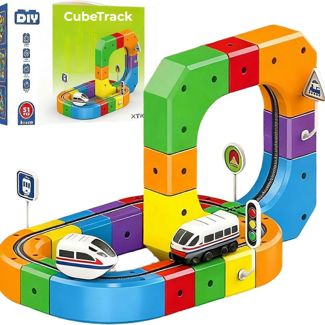 CubeTrack™ | Byg, Leg, Lær – Én Bane, Uendelige Muligheder