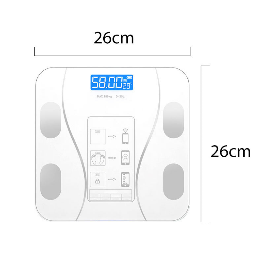 SmartVægt™ Bluetooth vægt med kropsanalyse