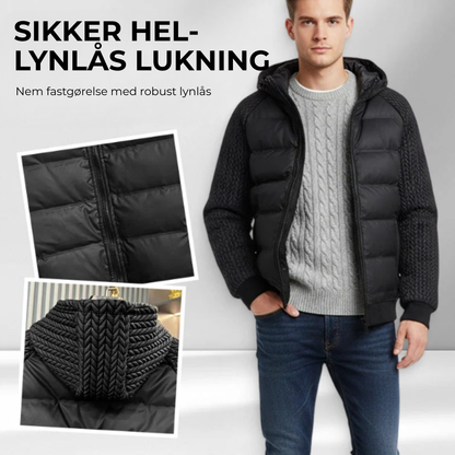 Kristian Jacke | Trods Vinden med Stil — Den Ultimative Herre Hættetrøje!