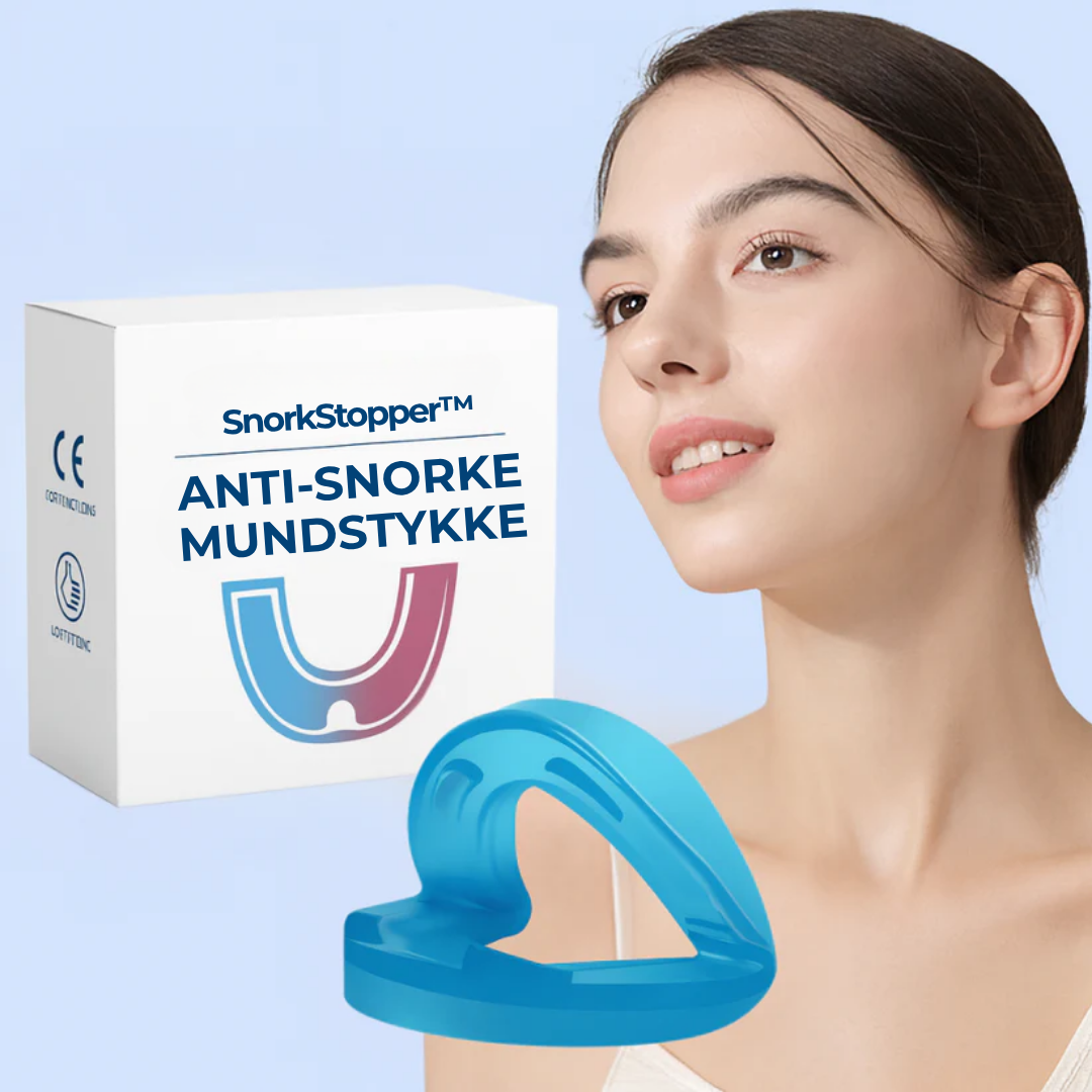 SnorkStopper™ | Slip af med snorken og søvnløse nætter – få rolig og dyb søvn på kun én nat!