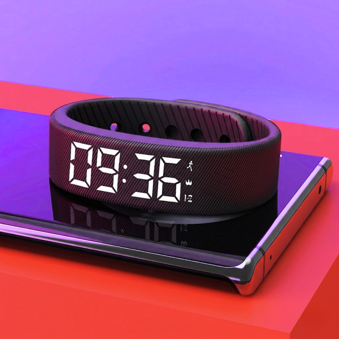 BuzzBand™  Stille vibrationer vækker dig, ikke din partner.