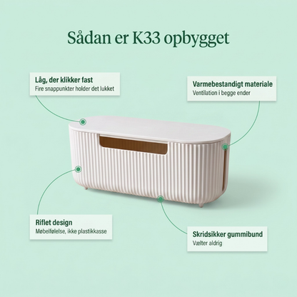 KabelOrdre™  Smart kabelorganizer 