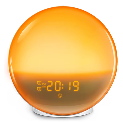 Solopgangslys Vækkeur - Vågn naturligt, når det passer dig