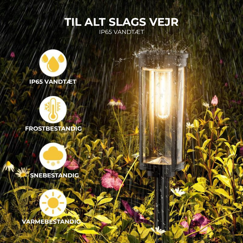 HaveGlød - Solardrevne havelamper