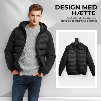 Kristian Jacke | Trods Vinden med Stil — Den Ultimative Herre Hættetrøje!