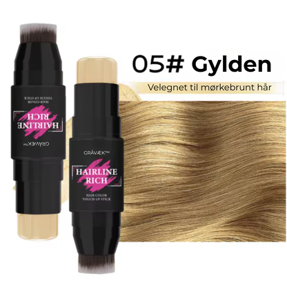 GråVæk™ | Fyldigere Hår på Sekunder – Skjul Tynde Hår & Grå Rødder Øjeblikkeligt!