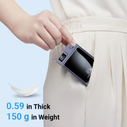 Magnetisk PowerBank | Løb Aldrig Tør for Strøm — Mød den Ultra Slim 22.5W Hurtigopladende Powerbank!