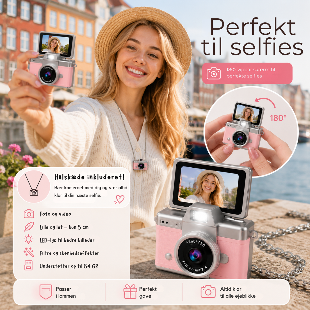 MindeSnap™ Lille kamera, store minder