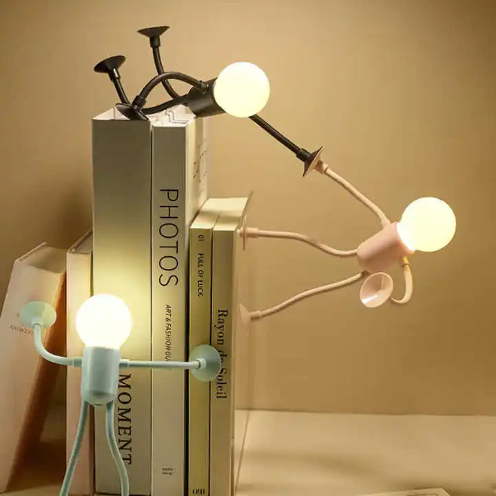 Stickman Lampe | Skab Mere Plads på Sekunder – Uden Et Eneste Værktøj!