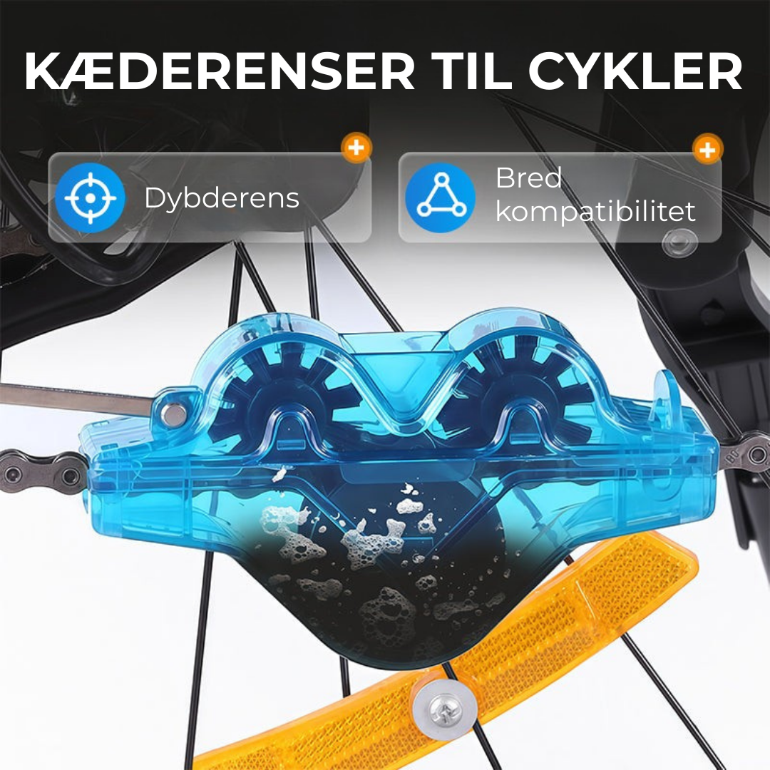 KædeRen™ Ren kæde på et minut, uden beskidte hænder