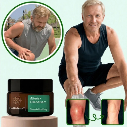 LedBalsam™ - Naturlig formel til ømme knæ, skuldre og hænder.