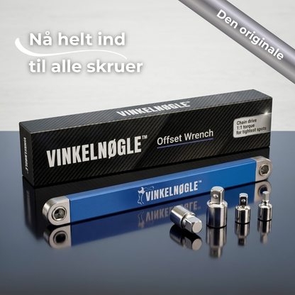VinkelNøgle™ Kom nemt til enhver bolt