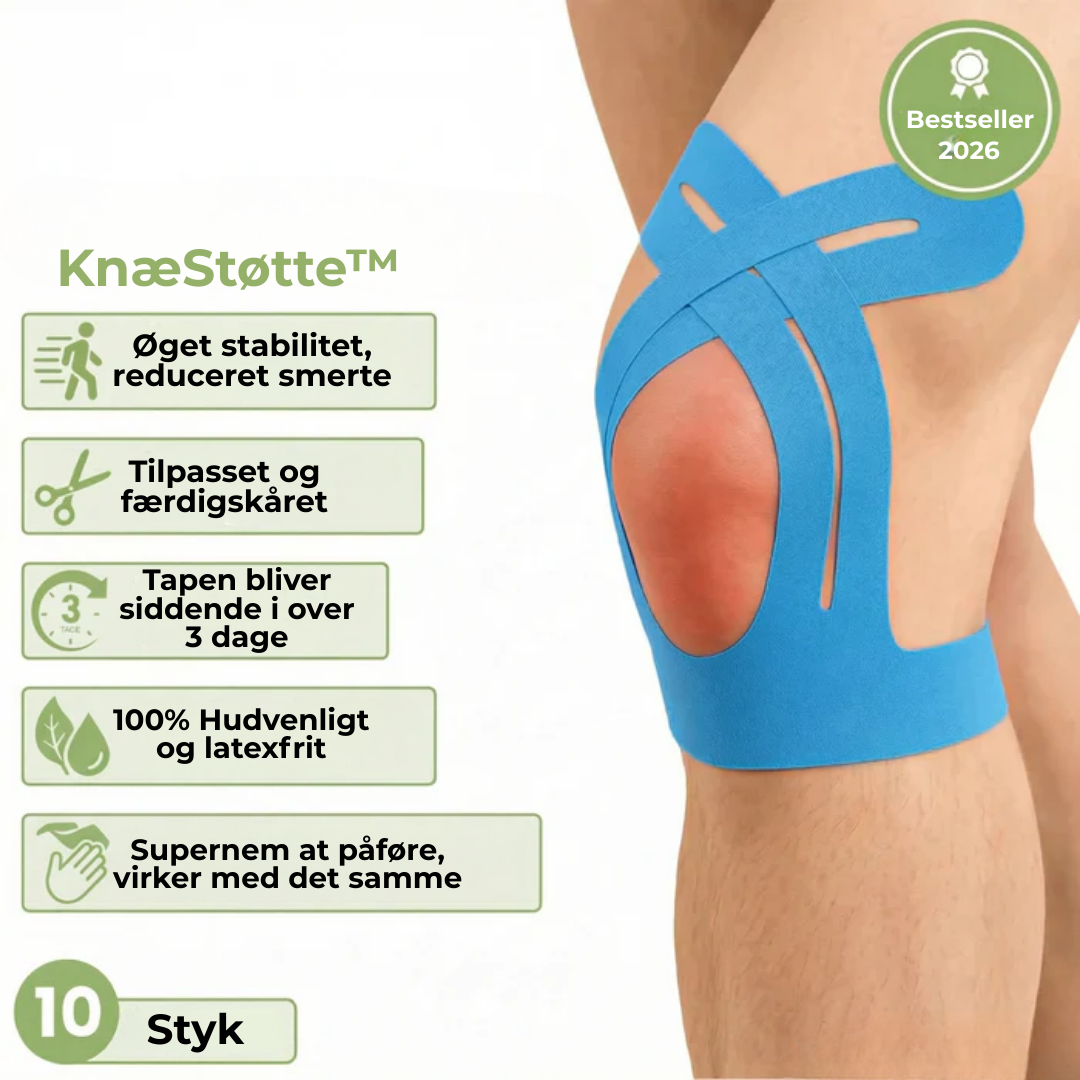 KnæStøtte™  Stabil støtte og fri bevægelse