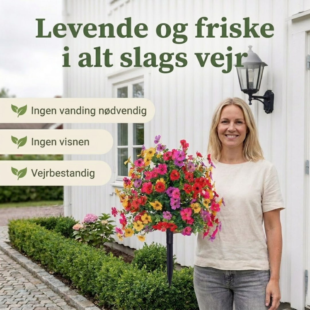 FloraLux - Premium kunstblomster til entré og terrasse