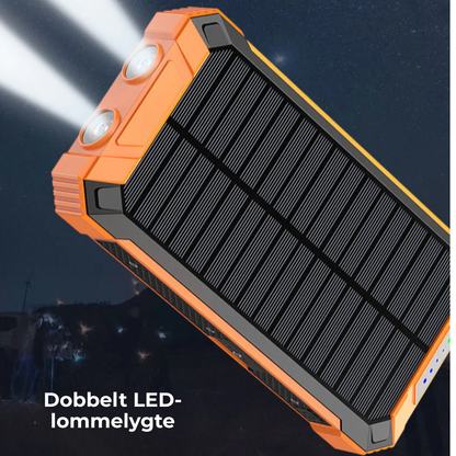 Solarbank™ Den grønne måde at oplade din telefon på