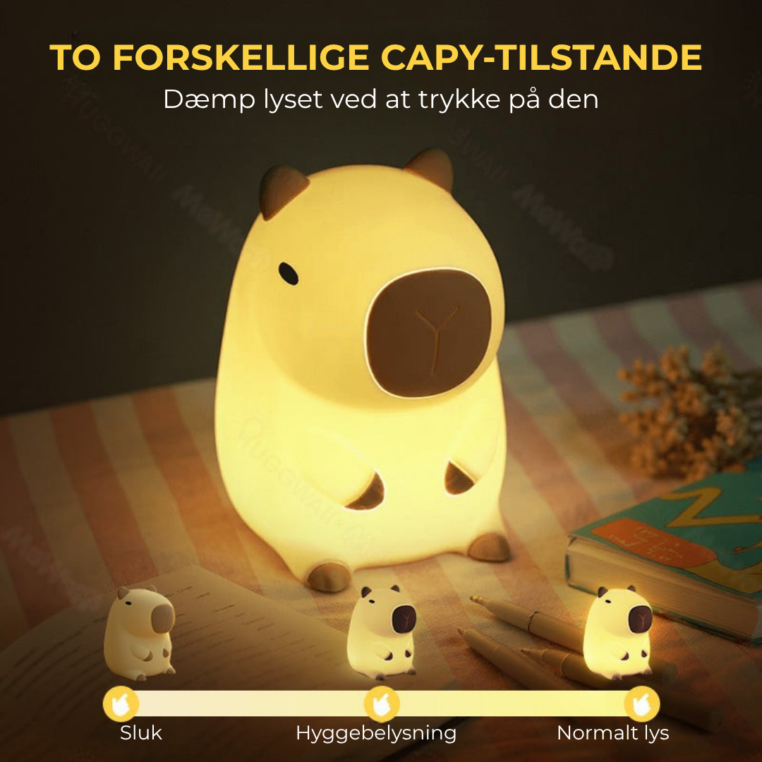 KramLys™ Mød den sødeste capybara natlys
