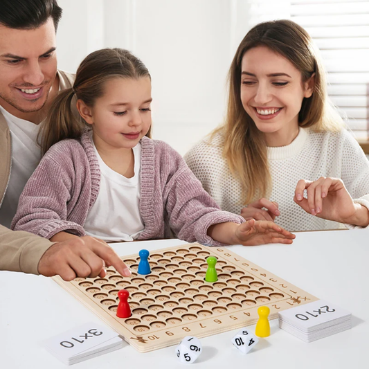 MultiplikationsBord™ | Leg, Lær og Tæl: Brætspil til Børn