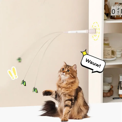 JagtSommerfugl™ | Sommerfuglelegetøjet der får enhver kat til at vågne op!