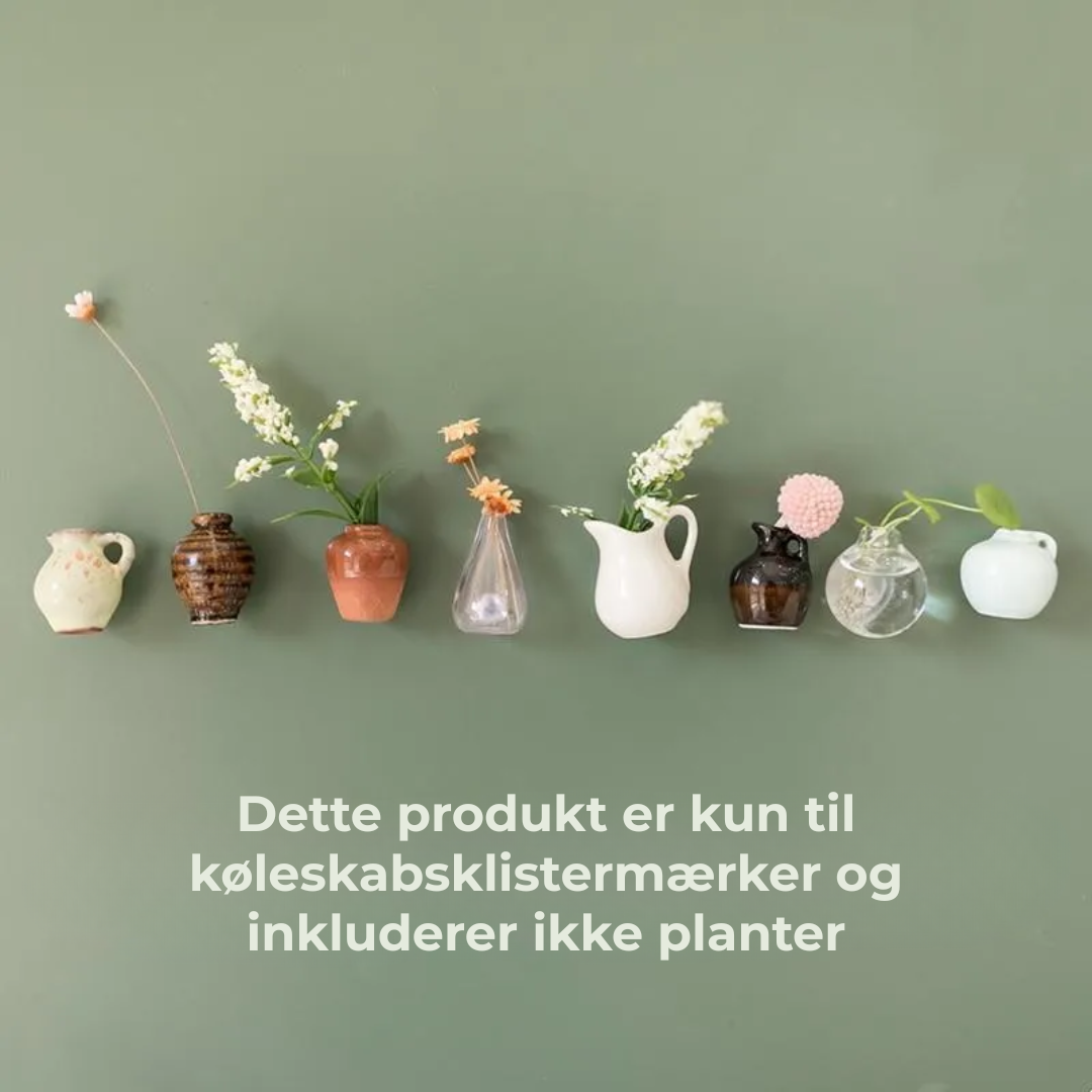 MagnetVase™ – Mini Blomstervase til Køleskab