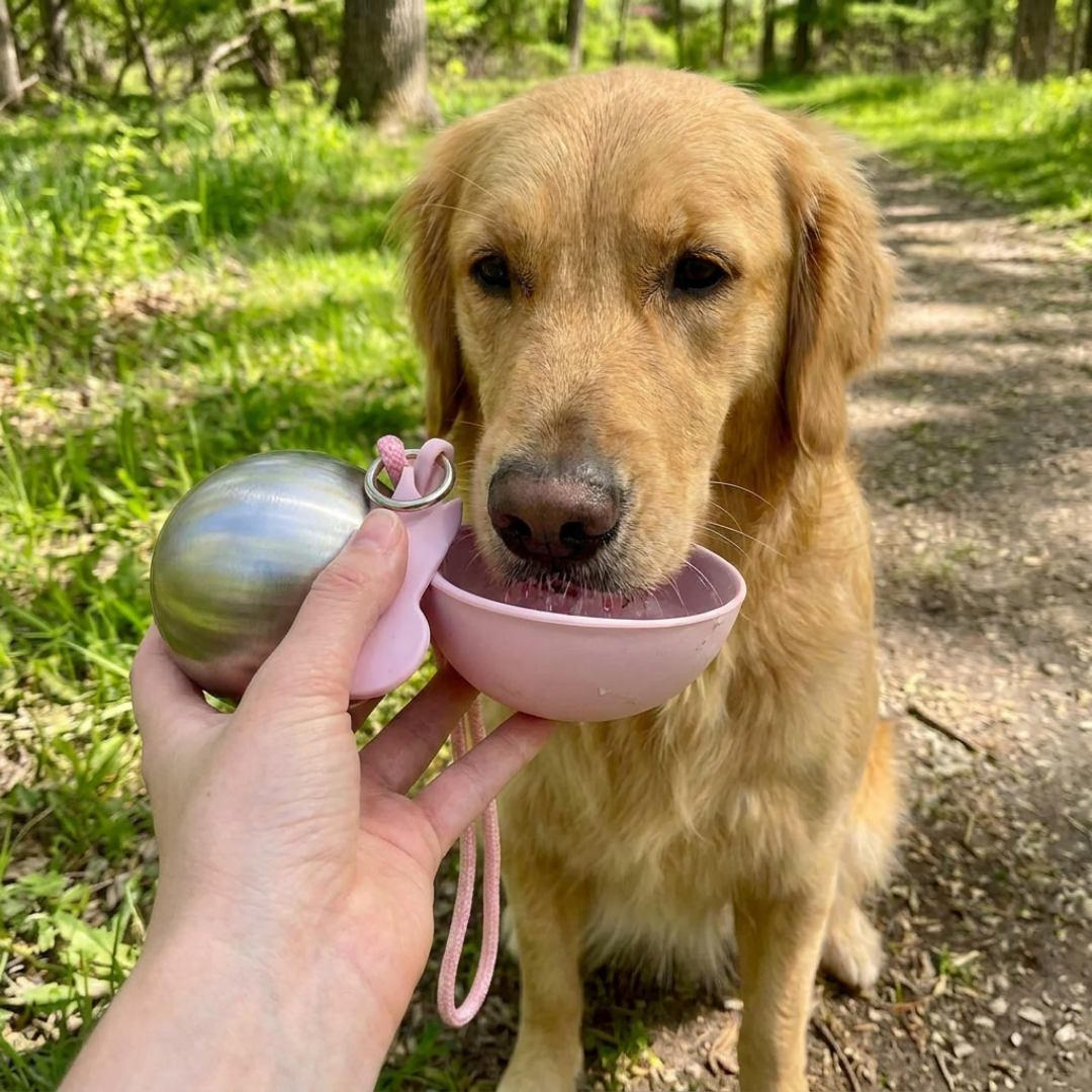 HundeFlaske™ - Vand til hunden på farten