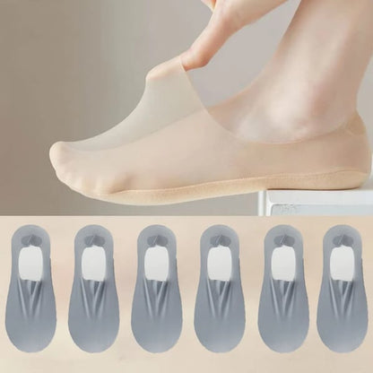 UsynligKomfort™ - No Show Tynde Sokker (1 stk. indeholder 5 par sokker) (size 33-38)