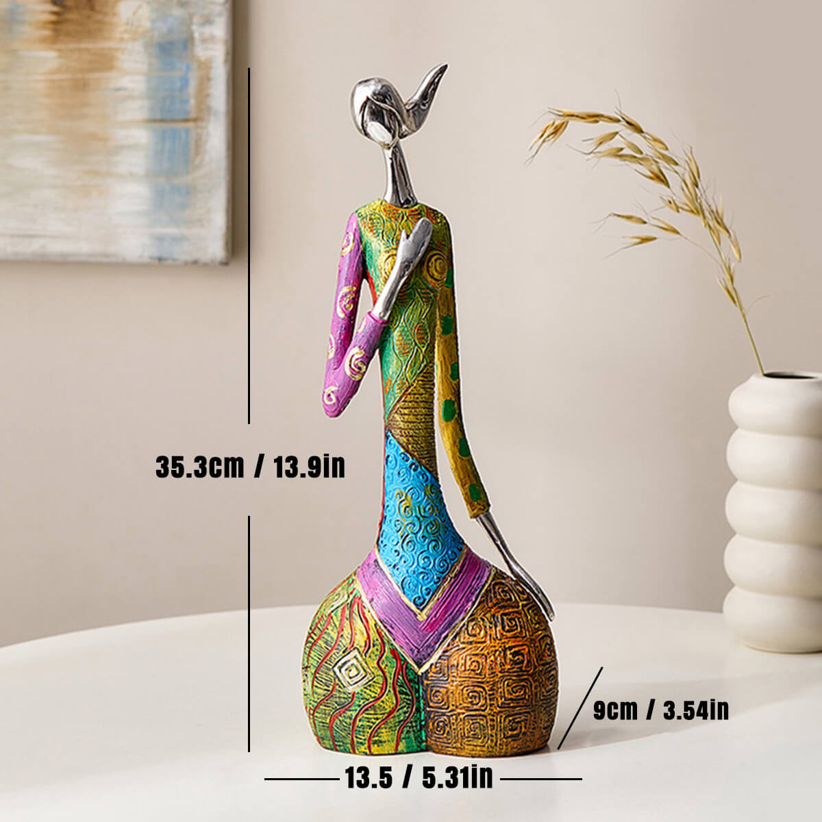 KunstKvinde™ Et farverigt blikfang til hjemmet