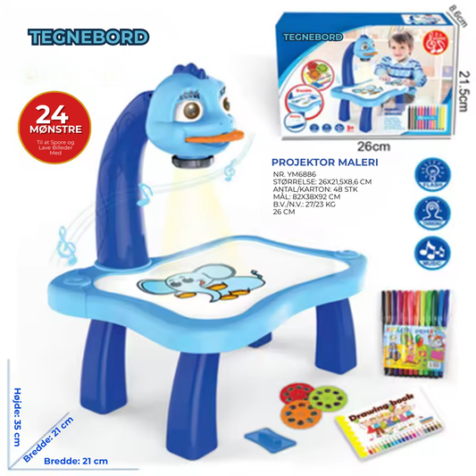 TegneBord™ | Tænd dit barns Kreativitet & Leg med Farver!