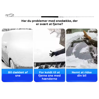 AutoSneSkovl™ | Fra frostramt bil til klar kørsel – på under ét minut