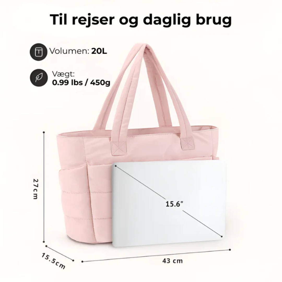 Mathilde Totebag | Din Nye Hverdagstaske – Designet til Livet i Bevægelse