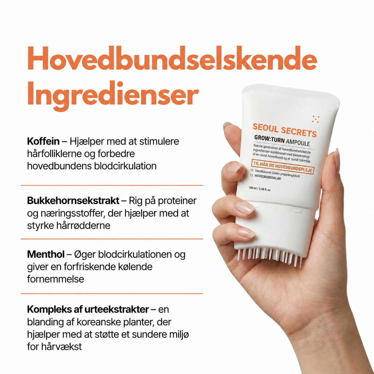 Seoul Secrets™ Koreansk hårvækstserum