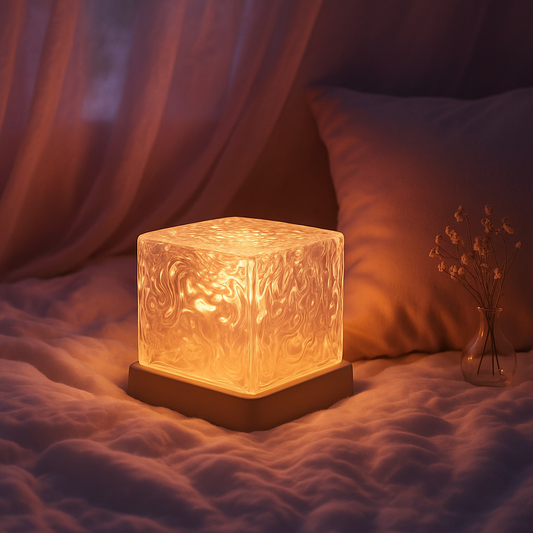 CubeRo™ – LED Natlampe & Stemningslys med 16 Farver og Fjernbetjening
