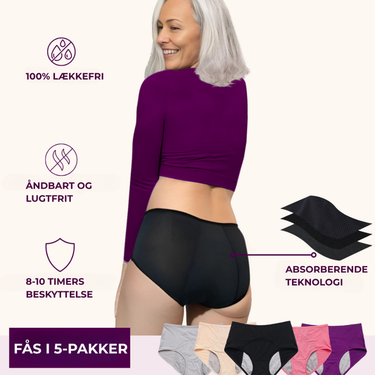 FriRoTrusser™ | Lækfri undertøj (5-pak)