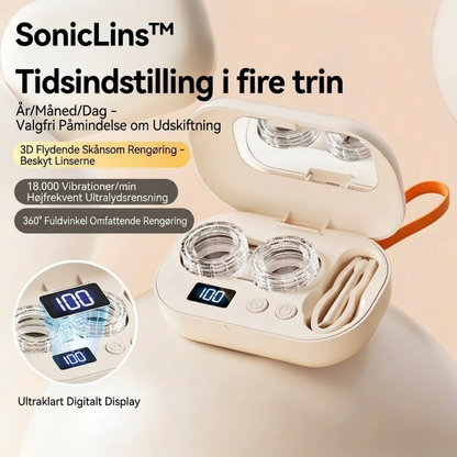 SonicLins™ Ultrasonisk kontaktlinserenser