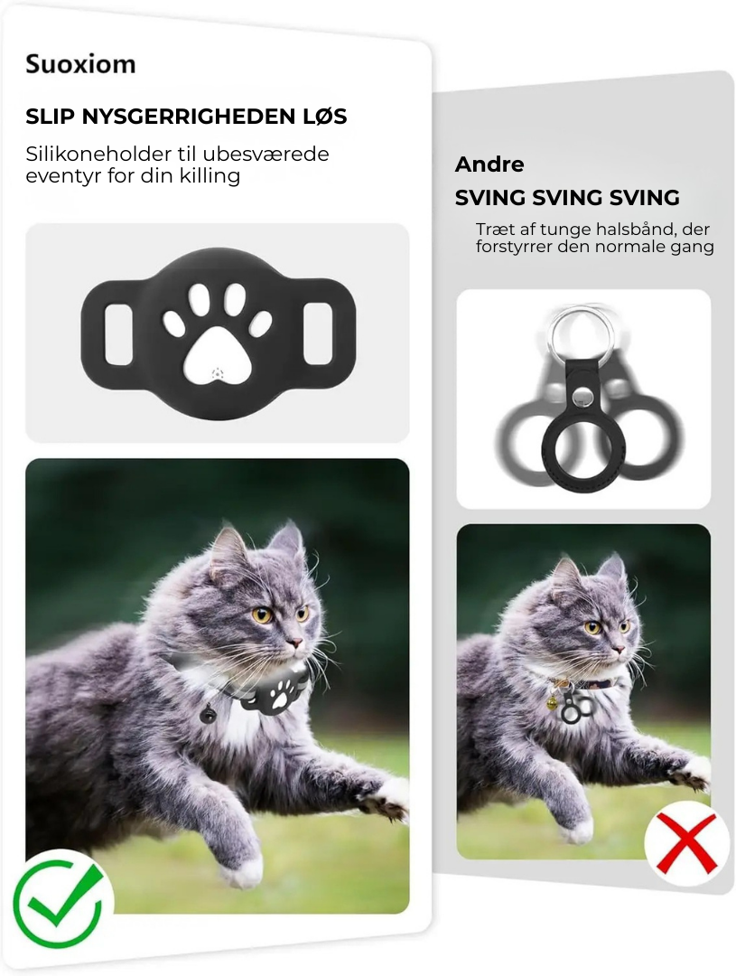 PoteSpor™ Vid altid hvor din kat (eller hund)