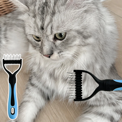 PelsRive™ – 2-i-1 plejekam til hunde og katte
