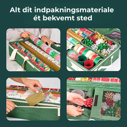 Opbevaring til gavepapir | Aldrig mist en sløjfe igen — dine gaveindpakningsmaterialer har endelig et hjem!