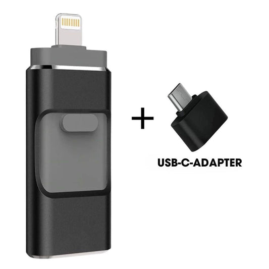 DataTryg™ - 4-i-1 USB-drev – Lynhurtig billedoverførsel