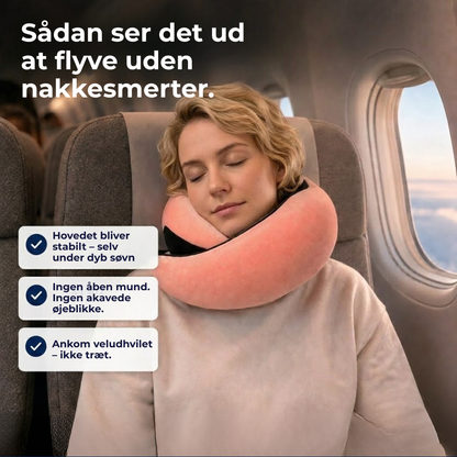 FlyPude™ | Sov på flyet som derhjemme - kompakt og ergonomisk