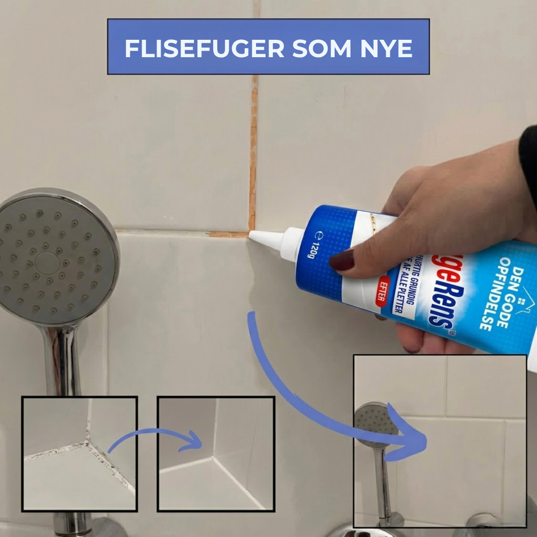 FugeRens™  Få fugerne hvide igen