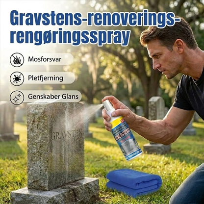 GravRen™ Rengørings- og restaureringsspray til gravsten