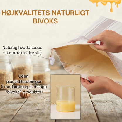 BivoksPose™ Holder dit brød frisk 3× længere - naturligt og genanvendeligt