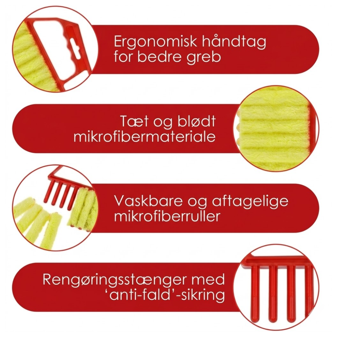 PersienneRens™ Rens 7 lameller på én gang.