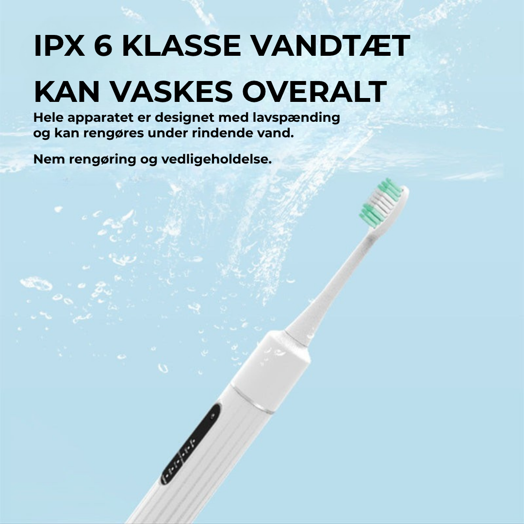SmilKit™  Alt-i-én elektrisk tandrensningssæt